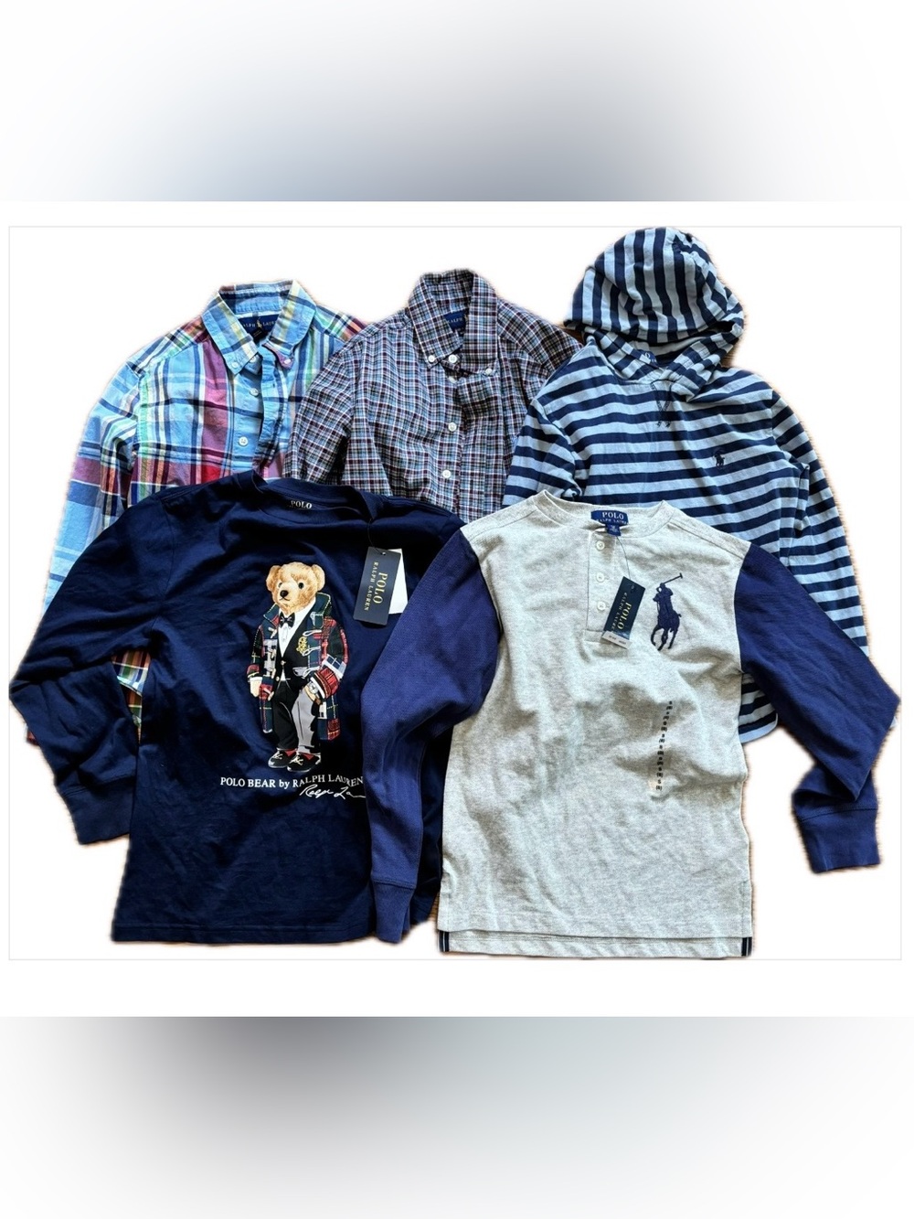 Polo Ralph Lauren 5 Piece 8 Year Old Boy’s Bundle